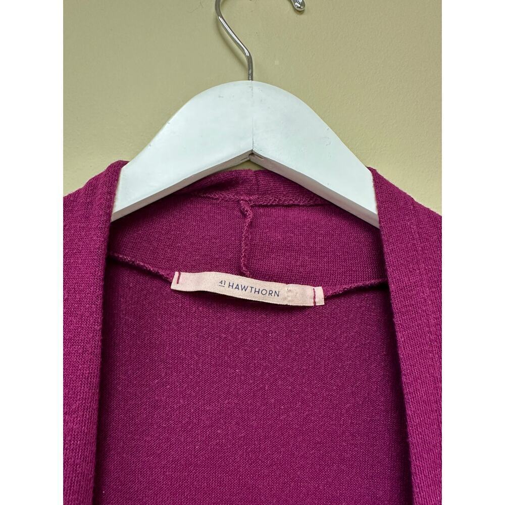 41 Hawthorn Purple Cardigan Sweater - Picture 3 of 6